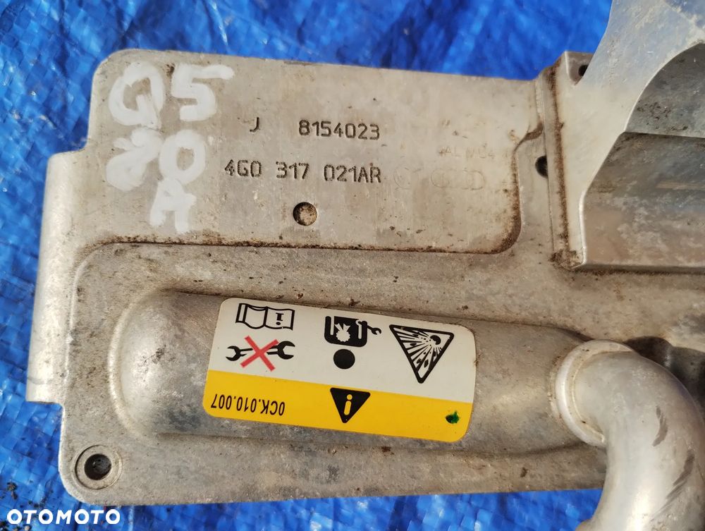 Audi Q5 80A Chłodnica Chłodniczka Skrzyni Biegów Chłodzenia 4G0317021AR - 4