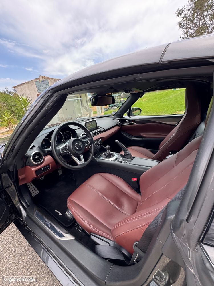 Mazda MX-5 MZR 2.0 RF Sky.Excell. Navi Brown Leather - 9