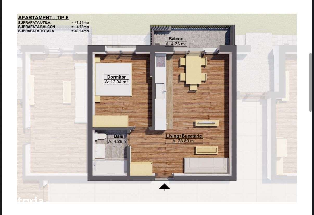 Vând Apartament 2 Cam Dobroesti Fundeni — fotografia 3