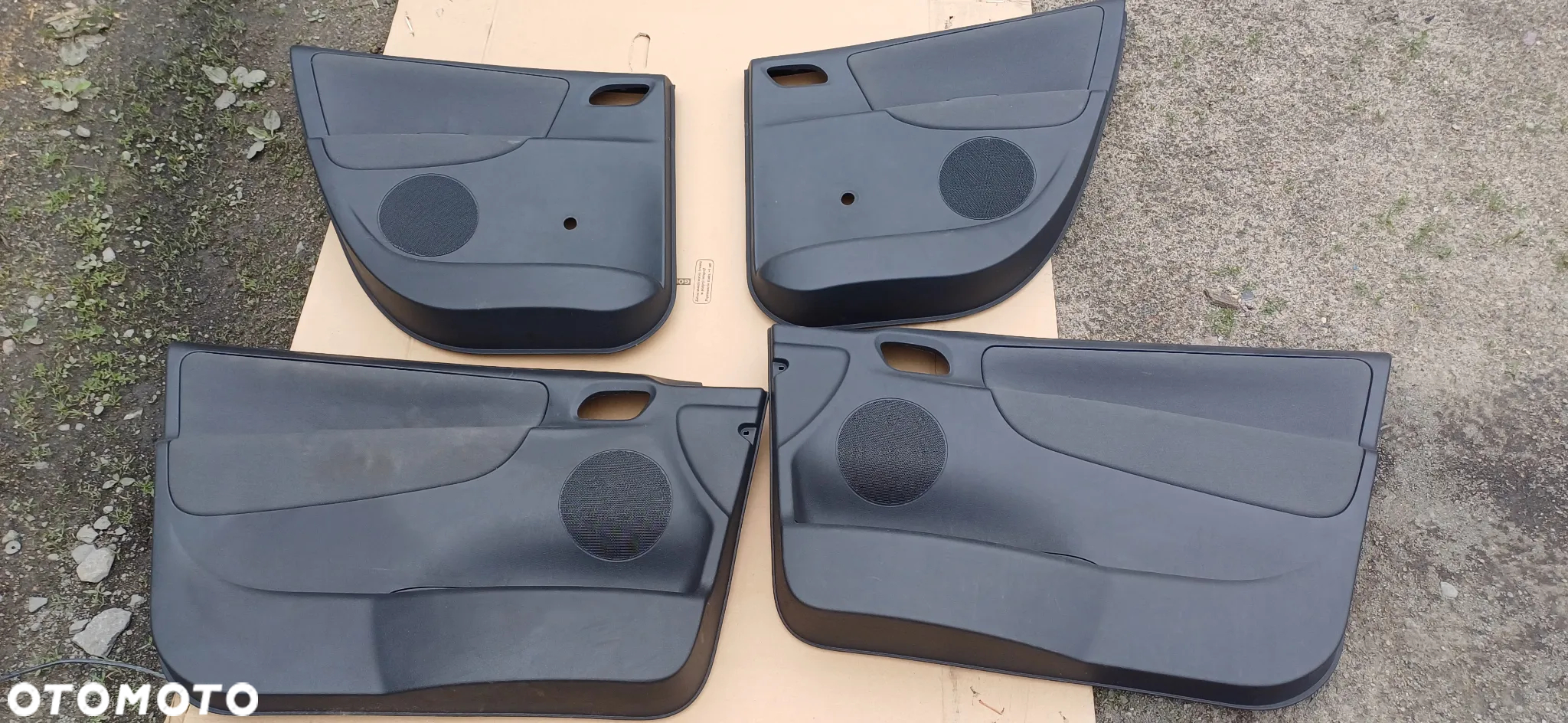 peugeot 207 sw lift boczki tapicerki drzwi 4sztuki komplet - 4