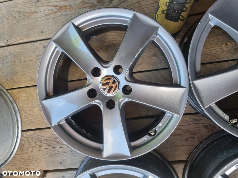 VW PASSAT,TIGUAN,SEAT ALHAMBRA,SKODA,AUDI A4 alu 7X17 ET38 5X112 db stan - 2