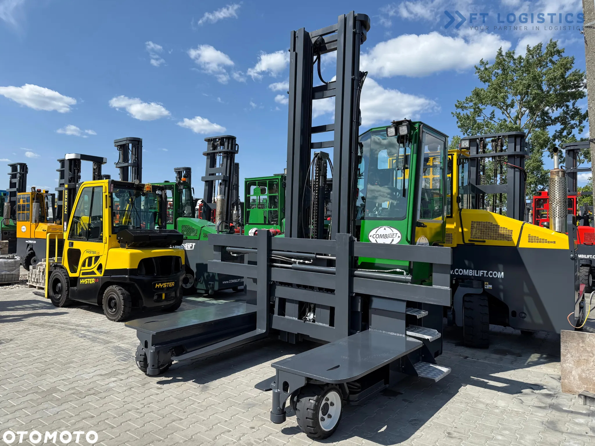 Combilift C5000E / ELEKTRYCZNY / TRIPLEX 8300MM / WOLNY SKOK / SZEROKI POZYCJONER / PRZESUW WIDEŁ / BATERIA JAK NOW - 2