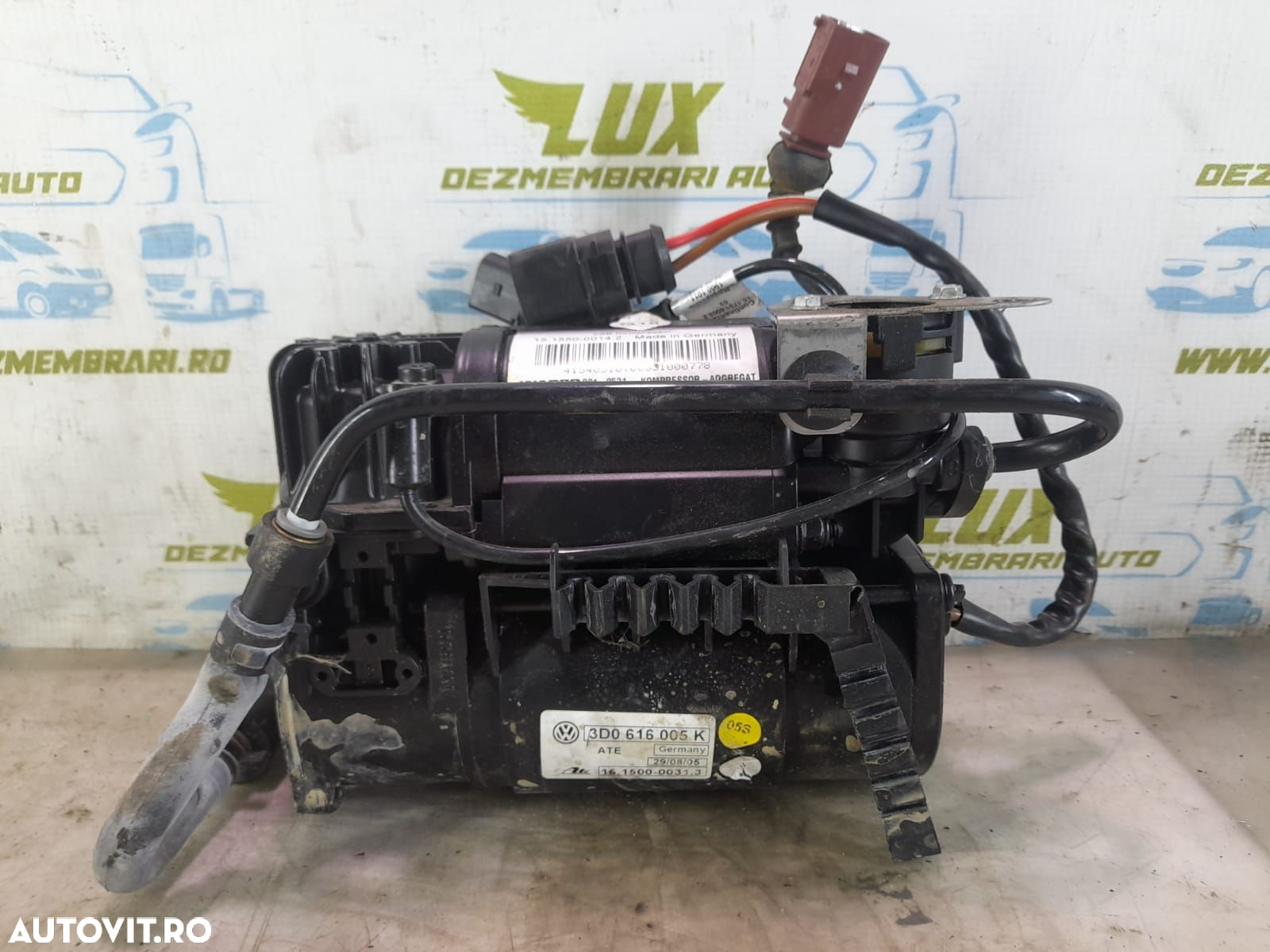 Compresor perne suspensie 3D0616005K Volkswagen VW Phaeton 1 [2002 - - 2