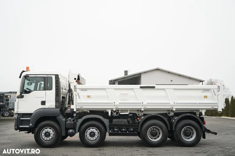 MAN TGS 35.420 / 8x4 / BASCULĂ DUBLĂ / HIDRODOXIE LATERALĂ / BORDMATIC / AUTOMATĂ - 11