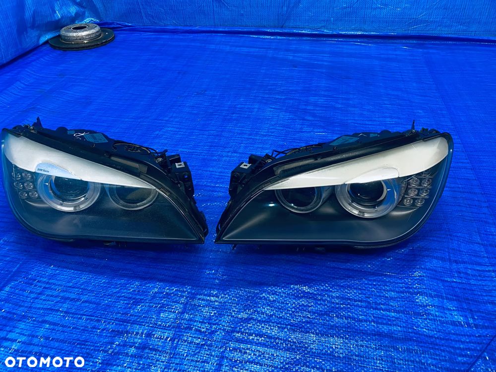 REFLEKTOR LAMPA LEWA PRAWA LEWY PRAWY PRZÓD PRZEDNIA XENON KSENON BI-XENON NIESKRĘTNY BMW 7 F01 F02 PRZEDLIFT 11R ; 7182140 7182139  61337182140 61337182139 ORYGINAŁ EUROPA - 3