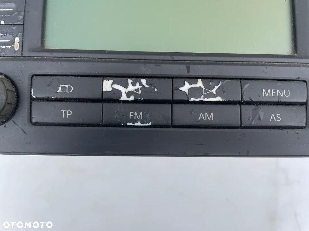 RADIO CD VW GOLF V TOURAN I 1K0035186JX BRAK KODU - 2