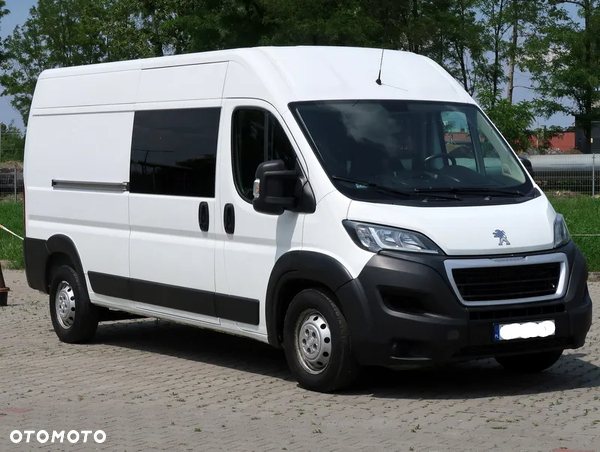Peugeot BOXER 2020r. BRYGADOWY, MAXI L3H2 7osób, Koła 16cali, Salon Polska, 1 właściciel. 3500kg ,zabudowa BMB