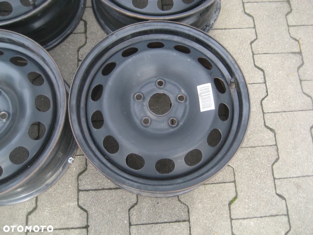 vw touran golf v felgi stalowe 4szt. 6,5x 16 et50 5x112 1k0601027a - 5