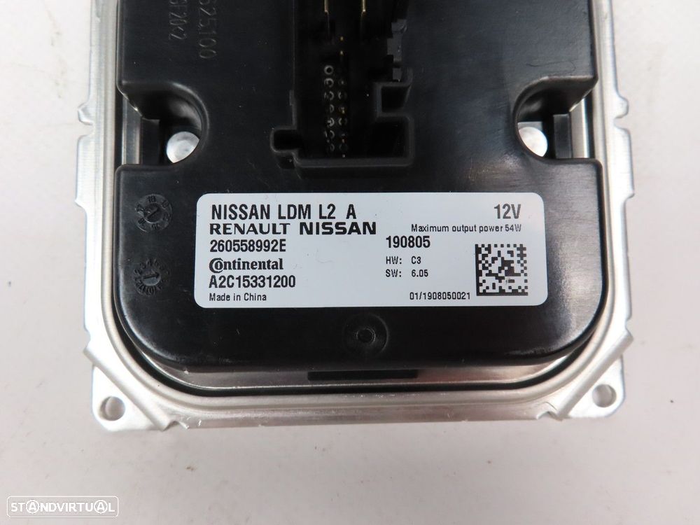 Centralina / Balastro do Farol Usado / Original NISSAN JUKE II (F16) 260558992E - 3