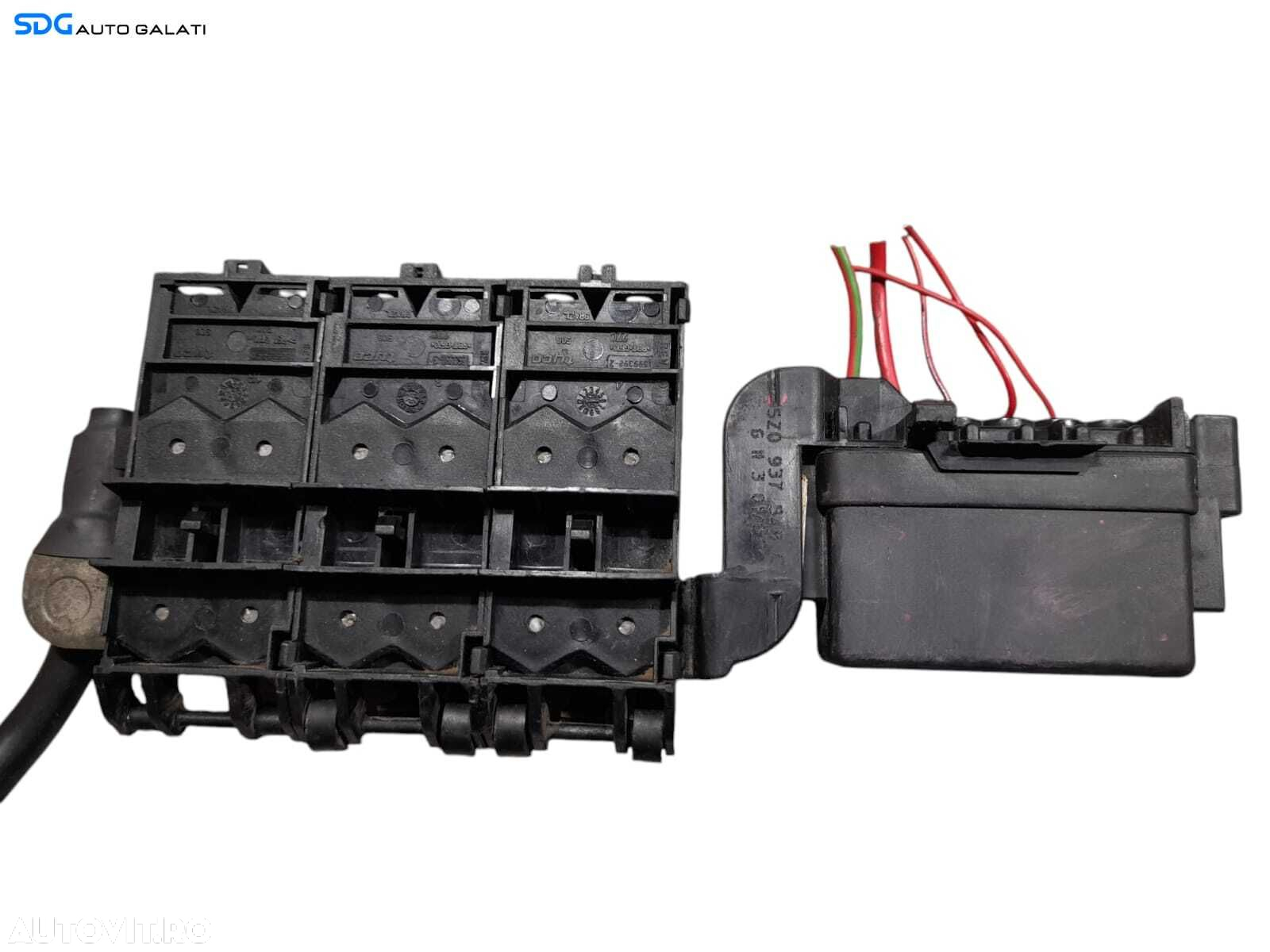 Tablou Sigurante Borna Baterie Acumulator Volkswagen Polo 9N 2001 - 2008 Cod 5Z0937548C [N0538] - 3