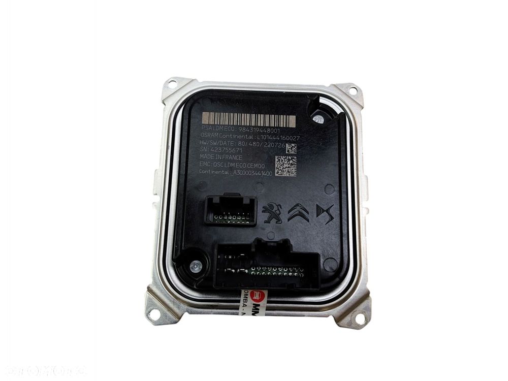 PRZETWORNICA MODUŁ LED CITROEN C5 X PEUGEOPT 308 III ASTRA L 984319448001 - 1