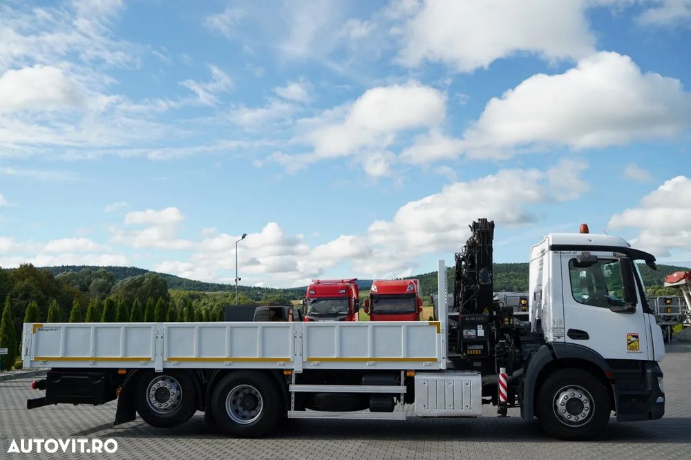 Mercedes-Benz ANTOS 2536 / 6x2 / PUNTE RIDICATĂ / PUNTE DIRECȚIE / HDS HIAB 144bs-2 Hiduo / ROTARE / TELECOMANDĂ - 15