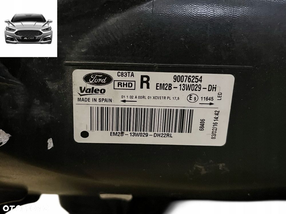 REFLEKTOR PRAWY PRZÓD FORD S-MAX MK2 FULL LED EM2B-13W029-DH ANGLIA - 8