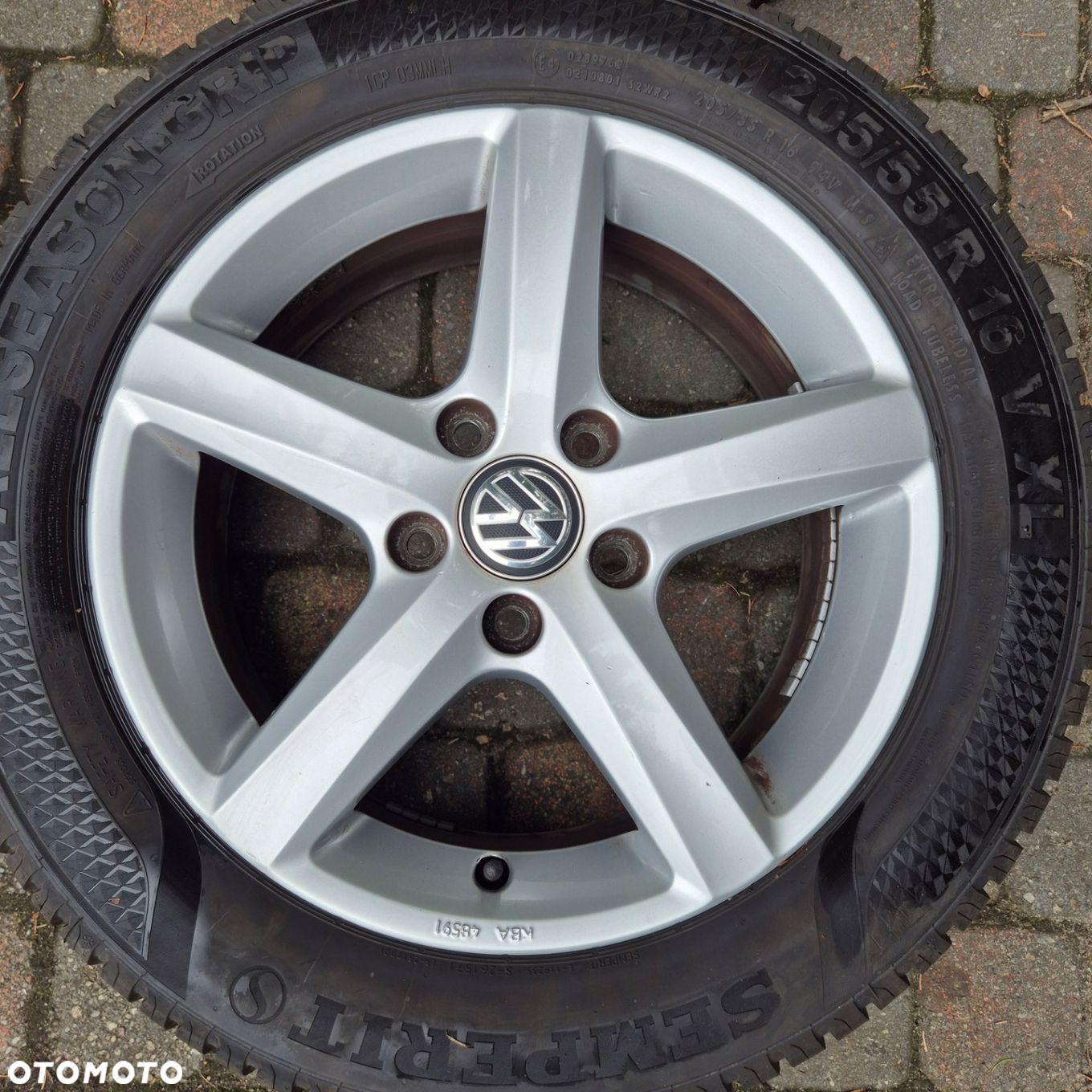 KOŁA ZIMACAŁOROCZNE 205/55 R16 VW GOLF CADDY TOURAN JETTA SHARAN PASSAT - 2