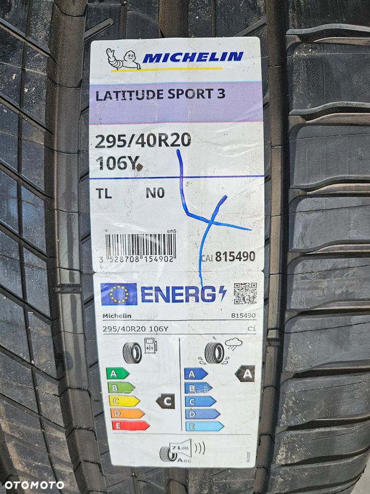 1 x Opona SUV/4x4 letnia MICHELIN Latitude Sport 3 295/40R20 106Y - 2