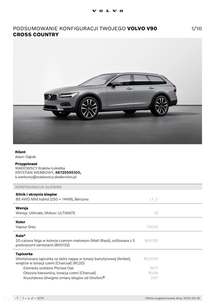 Volvo V90 B5 B Ultimate Bright - 10