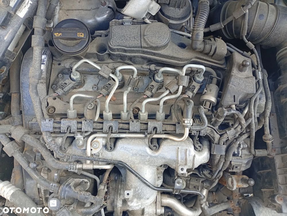 VOLKSWAGEN VW SKODA SEAT 2,0TDI CBA 140KM silnik kompletny wtryski turbina w aucie - 1