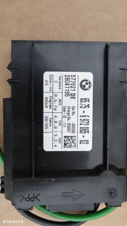 BMW E90 E91 MODUŁ STEROWNIK ULTRADŹWIĘKOWY 6972065 - 2