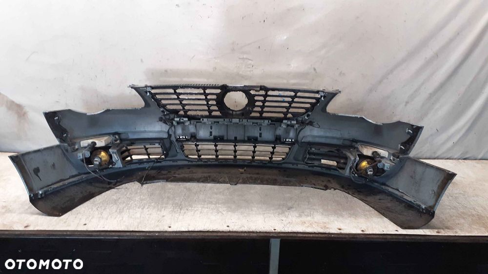 ) ZDERZAK PRZÓD PRZEDNI VW VOLKSWAGEN PASSAT B6 LB5M BŁĘKITNY PDC CZUJNIKI HALOGENY - 5