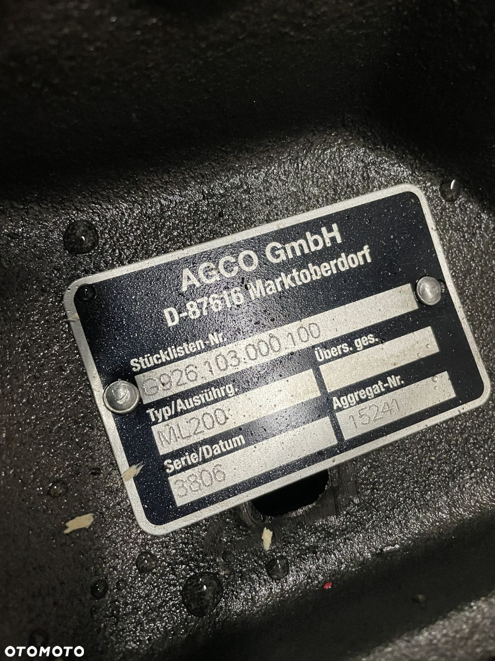 Fendt 924 930 926 920 Vario - skrzynia biegów ML200 ML 200 GWARANCJA - 6