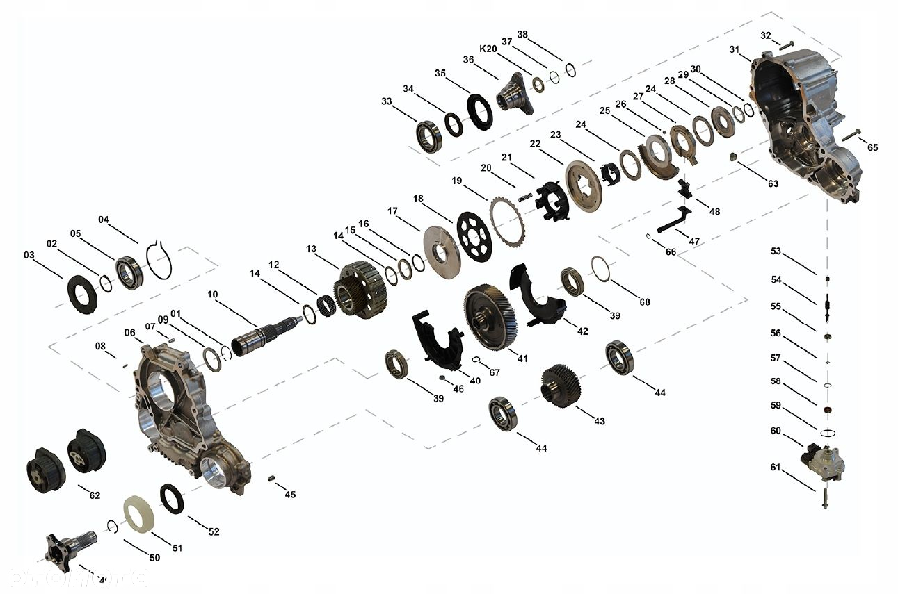 Reduktor BMW F06 F07 F13 ATC35L xDrive - 5