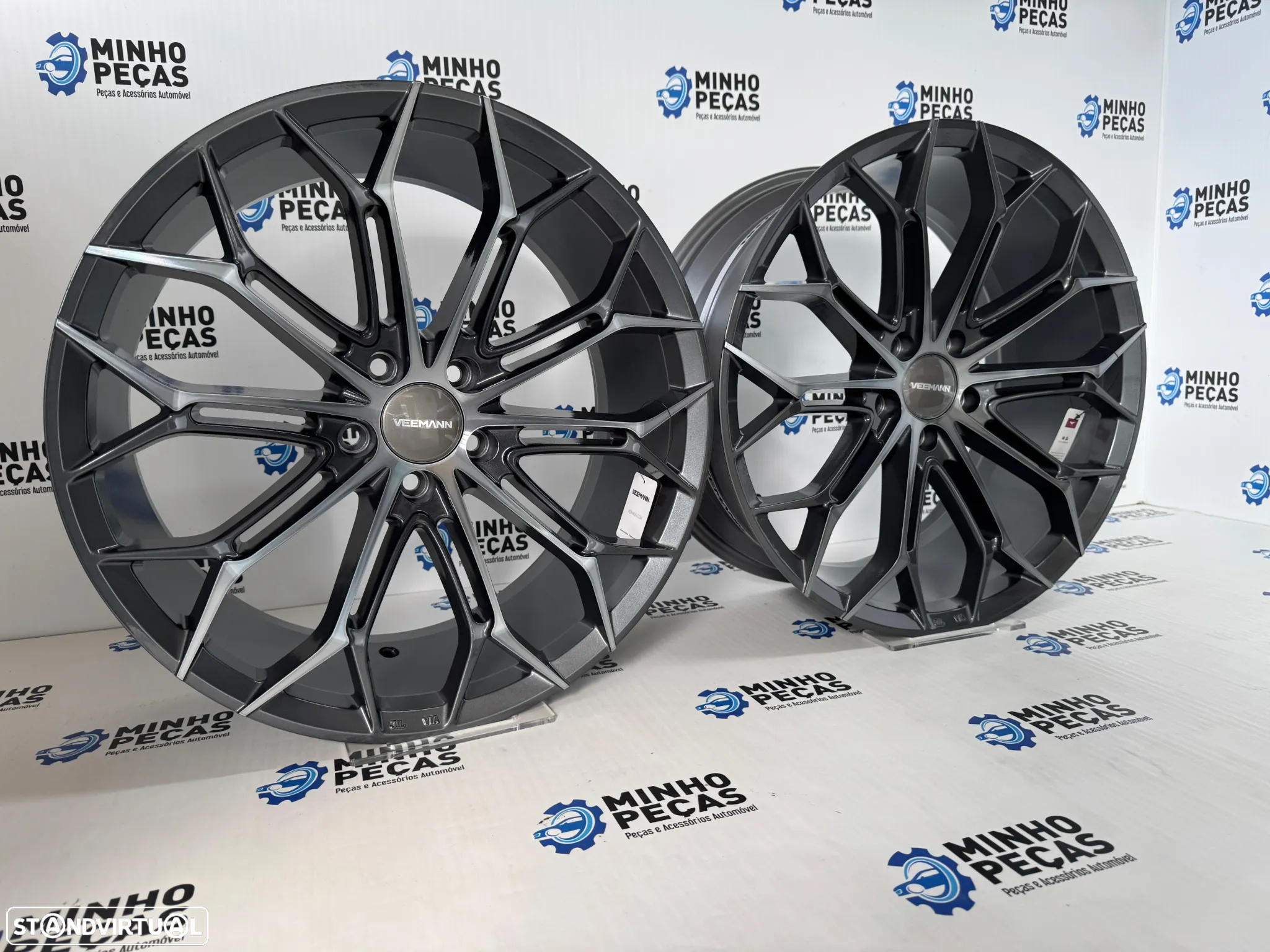 Jantes Veemann V-FS41 em 19" (5x108) Gunmetal Machined - 3