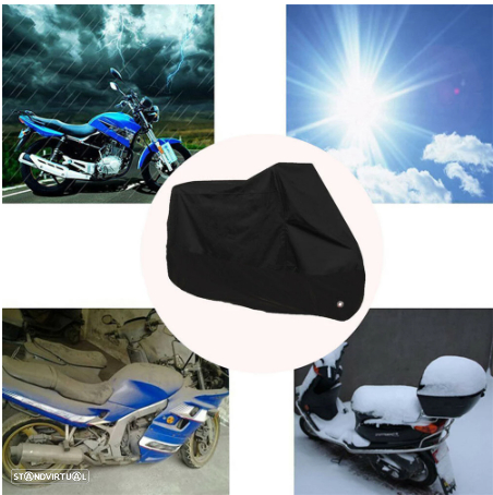 cobertura de moto - capa waterproof 230x95x125 - 2