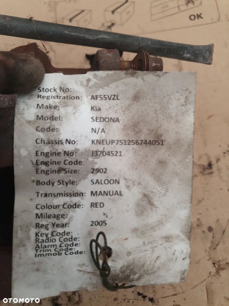 } Turbosprężarka turbina KIA Carnival I 2.9 CRDI 127 282004X300 28200-4X300 - 2