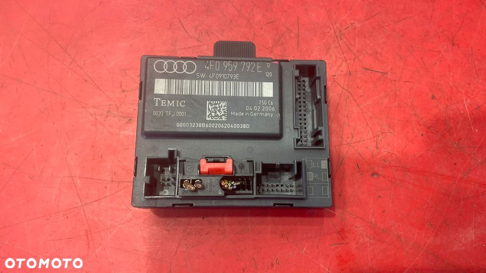 4F0959792E STEROWNIK DRZWI PRAWY PRZÓD AUDI A6 C6 - 2