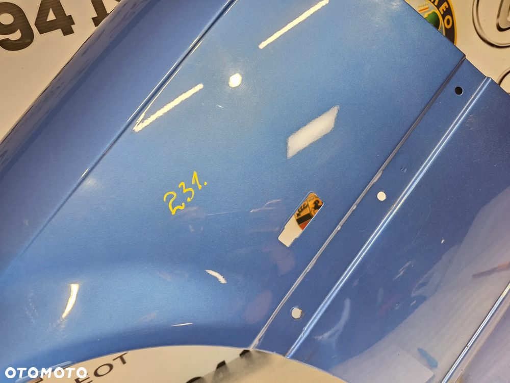 BMW E36 COUPE LEWY ŁADNY BŁOTNIK KOLOR BŁĘKITNY METALIK NR AUKCJI BŁ231 - 13