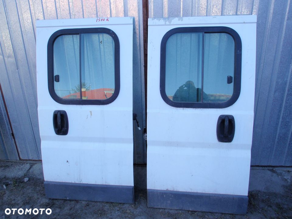 DRZWI TYLNE DOPEL DUBEL KABINA FIAT DUCATO BOXER JUMPER  06-22