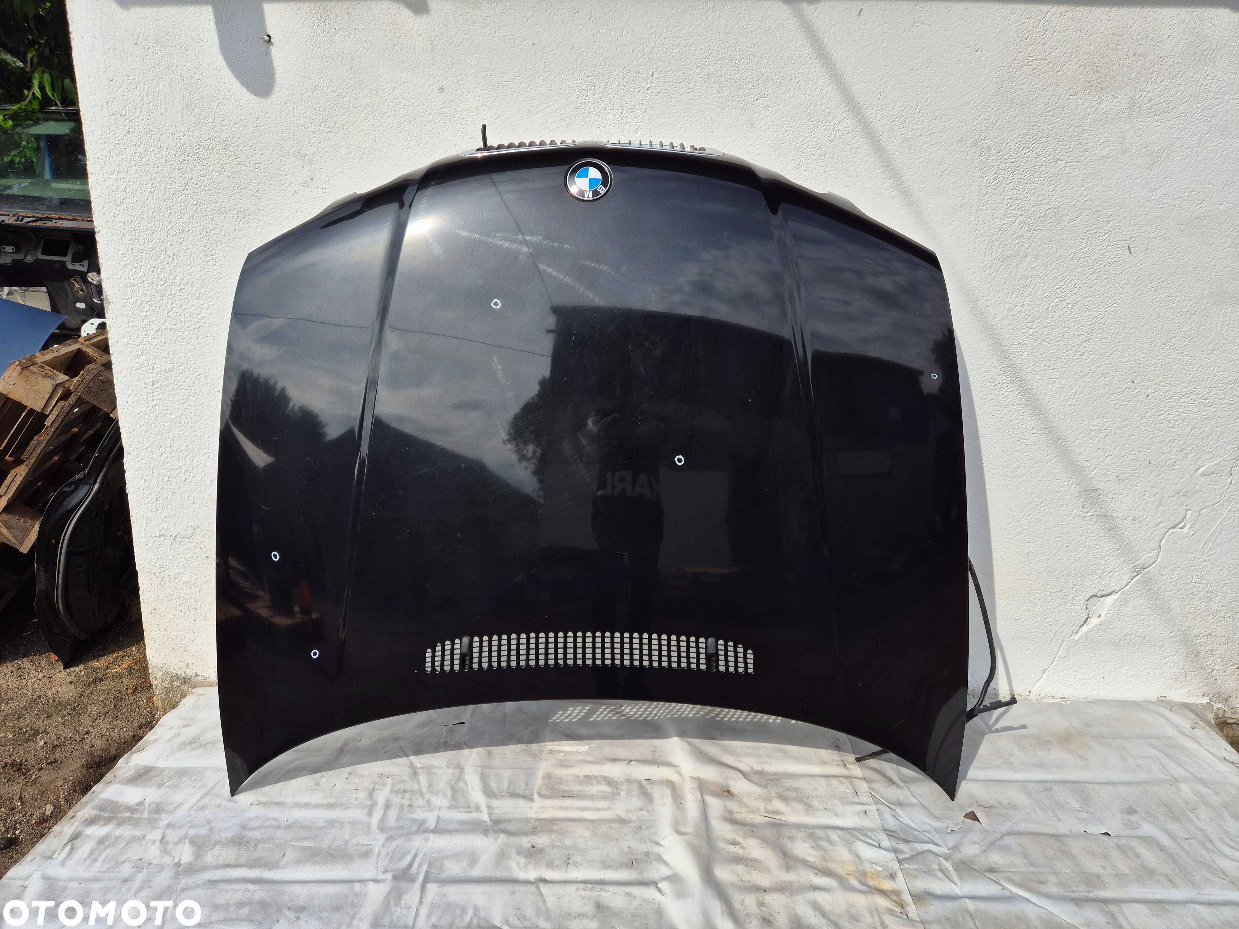 Przednia Przód Maska BMW E46 Compact CZARNA 00-05r Kompletna - 7
