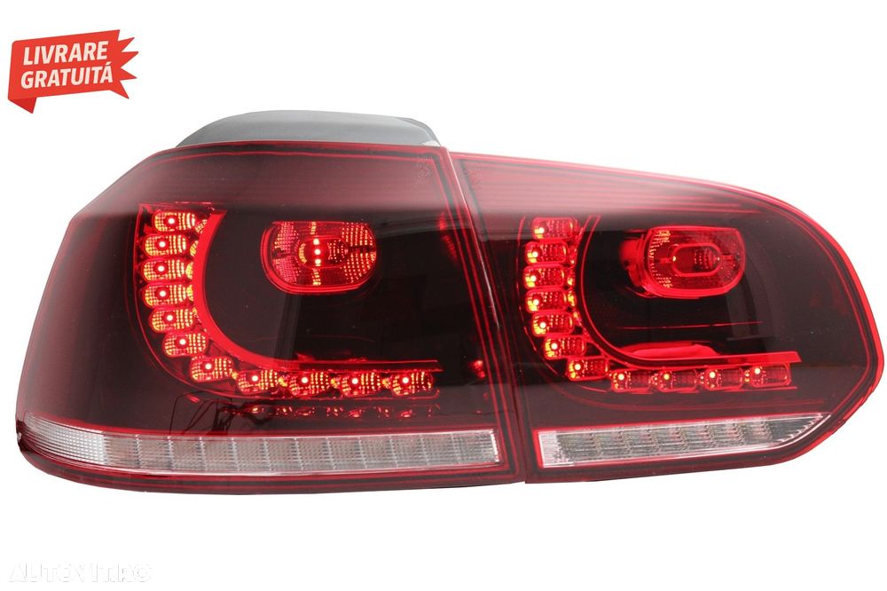 Stopuri Full LED VW Golf 6 VI (2008-2013) GTI R20 Design- livrare gratuita - 6