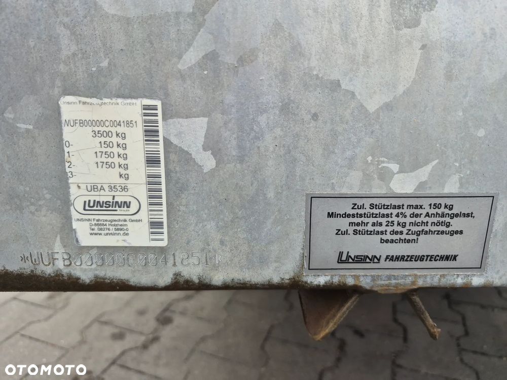 UNSINN UBA3536 LAWETA DMC 3500 KG - 5