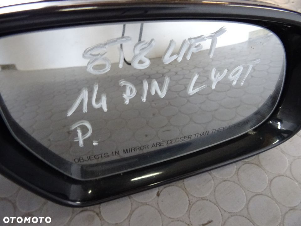 LY9T lusterko prawe 14 PIN Audi A5 8T Sportback LIFT czesci - 2