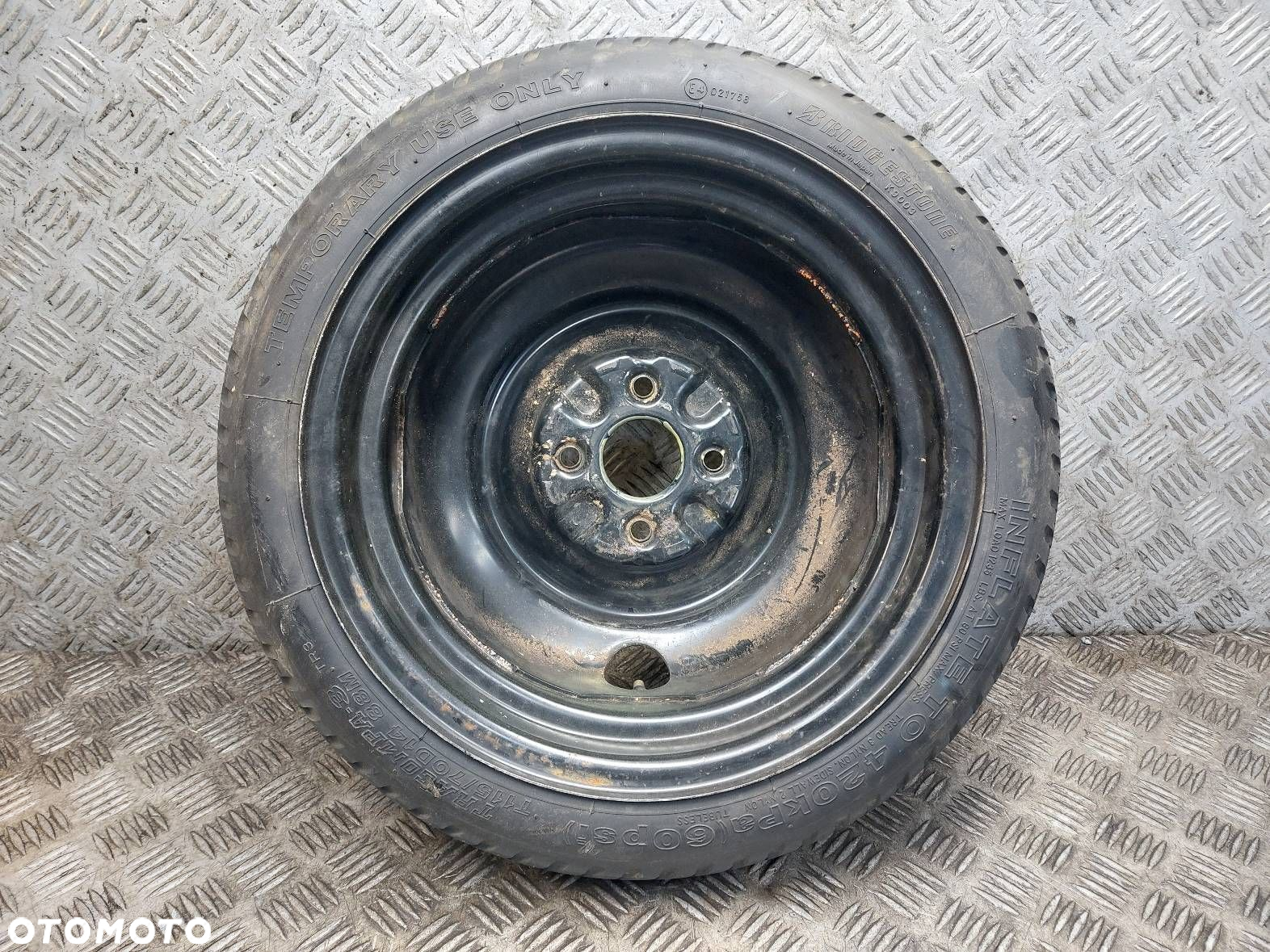 KOŁO DOJAZDOWE DOJAZDÓWKA 4X100 4Jx14 FI54,1 115/70R14 TOYOTA YARIS I - 6