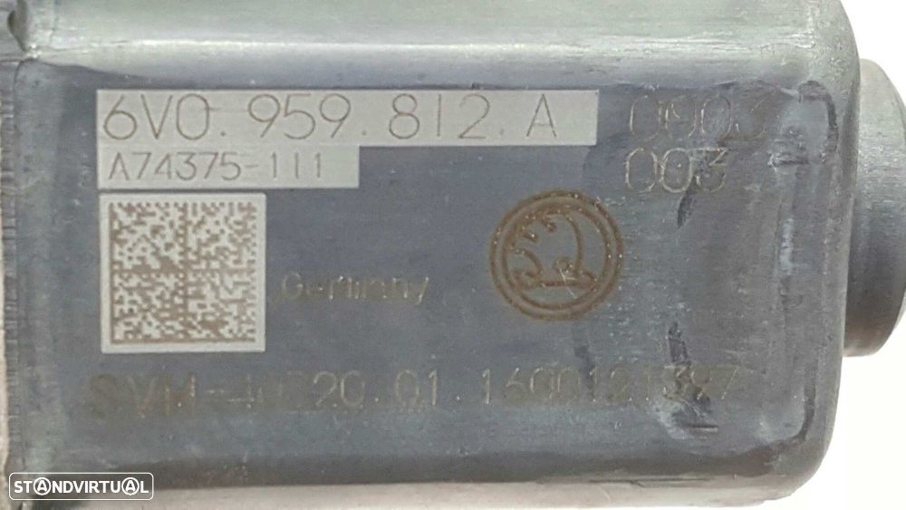 MOTOR ELEVADOR TRASEIRO DIREITO SKODA FABIA AMBITION - 4