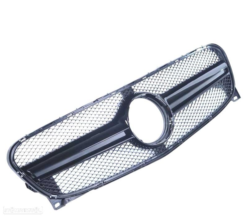 GRELHA MERCEDES CLASSE GLA X156 14-16 LOOK AMG PRETO BRILHANTE - 6