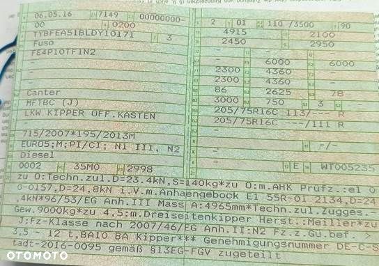 FUSO CANTER 6S15 wywrot 3 s. Meiller - 6