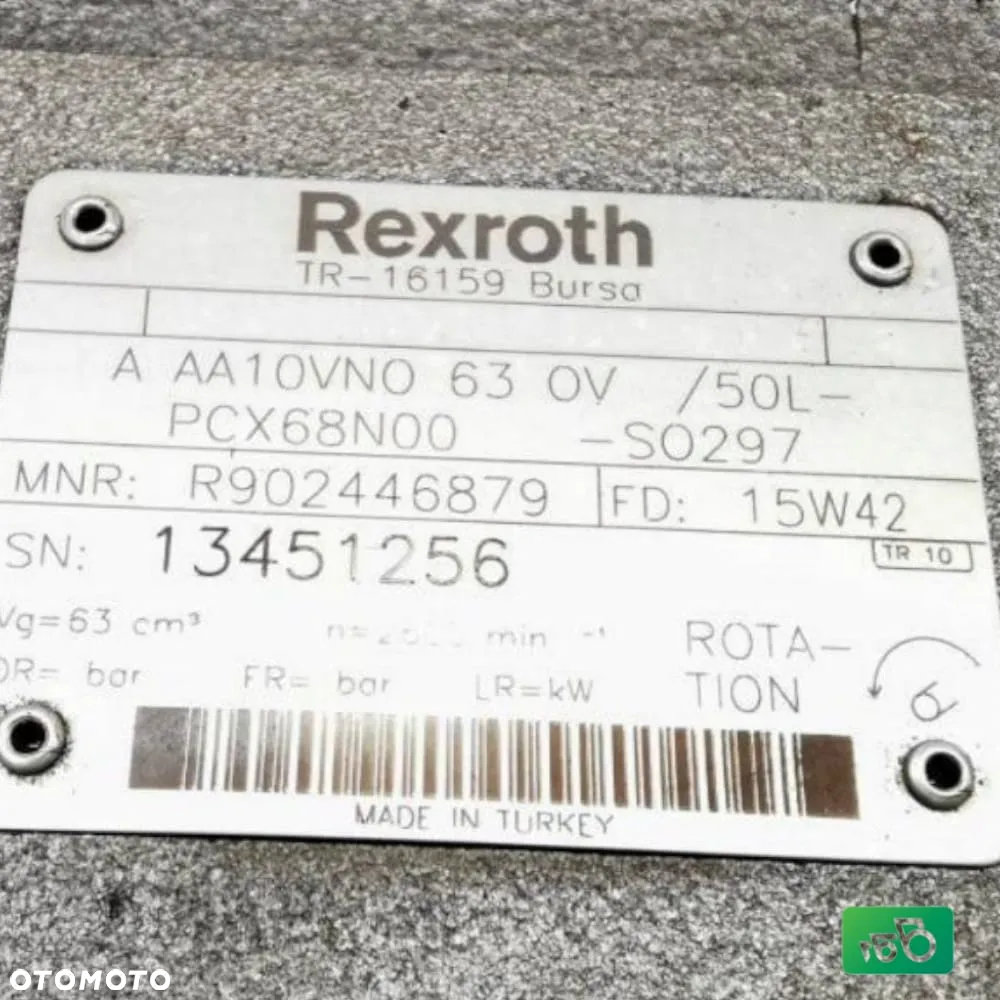 Pompa hydrauliczna A10V Rexroth R902446879 Claas Axion 830 - 8