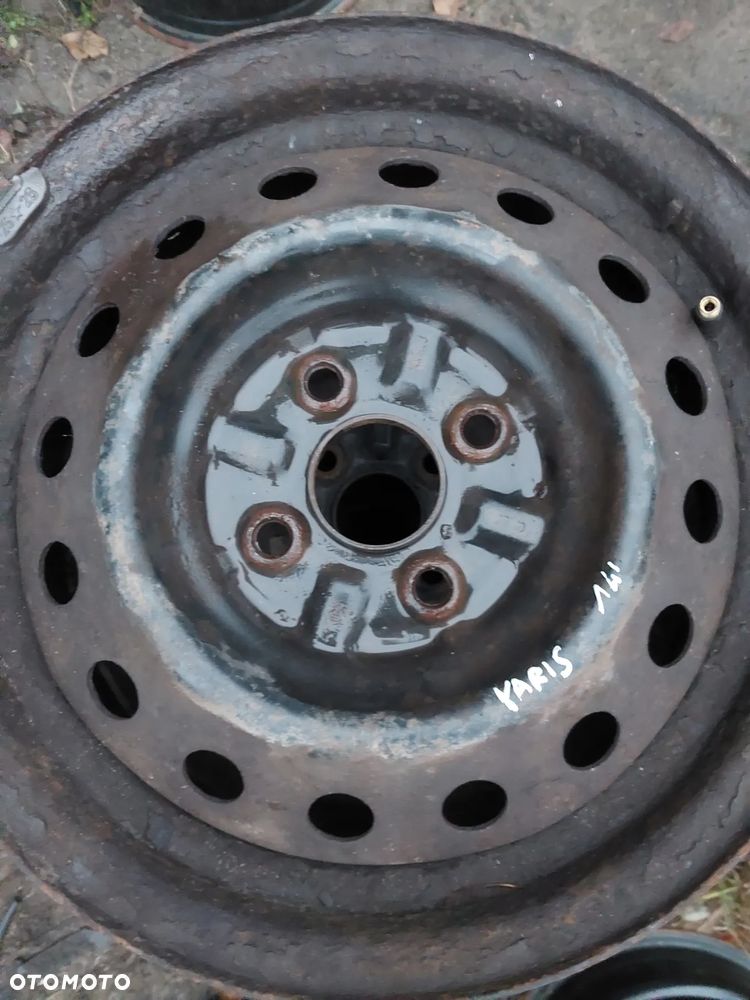 Felgi stalowe 14" cali komplet Toyota 4x100 Oryginalne - 1