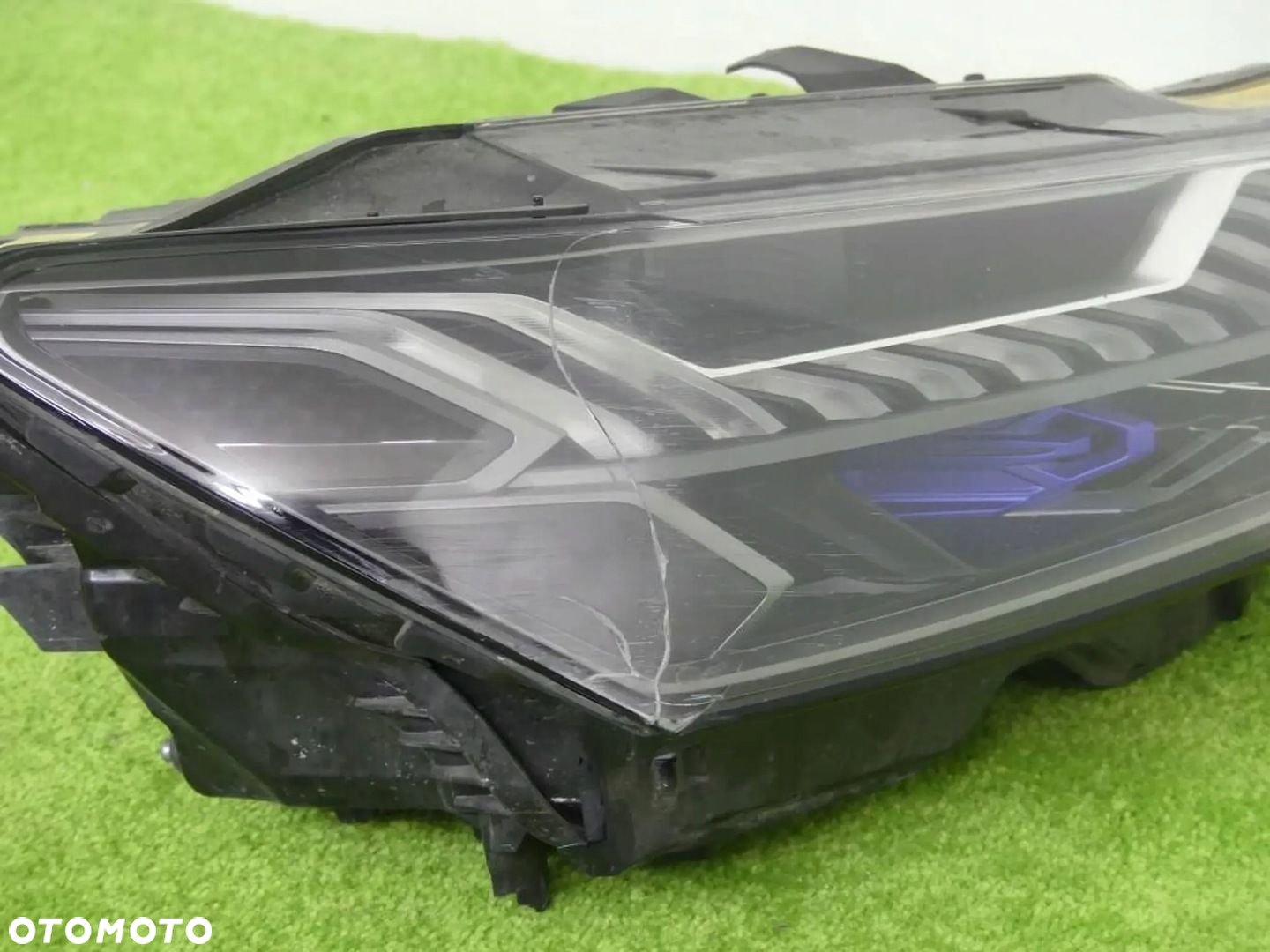 Lampa Przód Prawa Audi A7 4K8 C8 LASER RS6 18-r ŚRODEK CZYSTY SPRAWNA KOMPL - 5