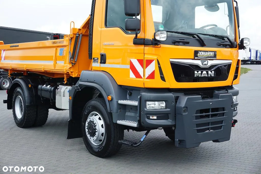 MAN TGM / 18.250 / E 6 / 4 X 4 / WYWROTKA 3 STRONNA / ŁAD. 10 060 KG / JAK NOWY - 20