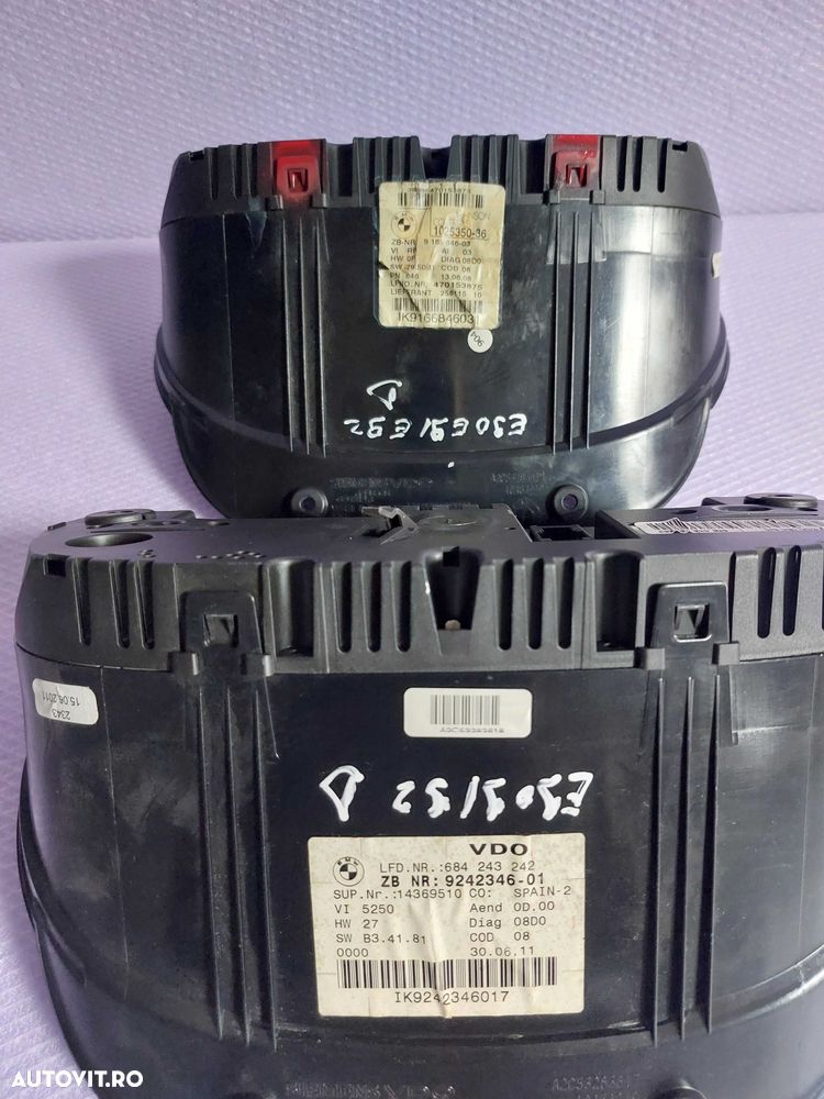 Ceasuri bord BMW E81 E82 E87 E88 E90 E91 E92 E93 Diesel Benzina - 4