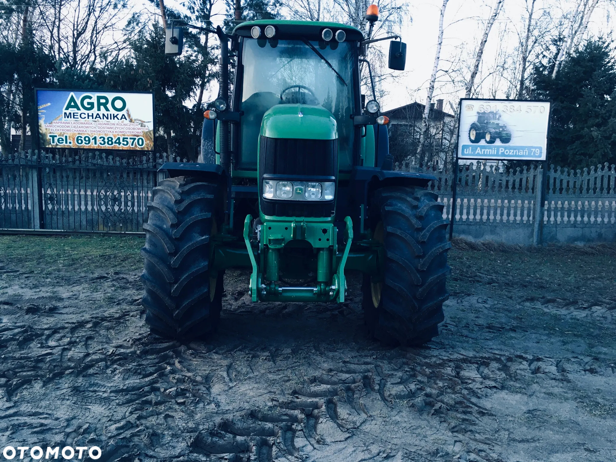 John Deere 7430 Premium Nowe opony Pneumatyka Video - 2