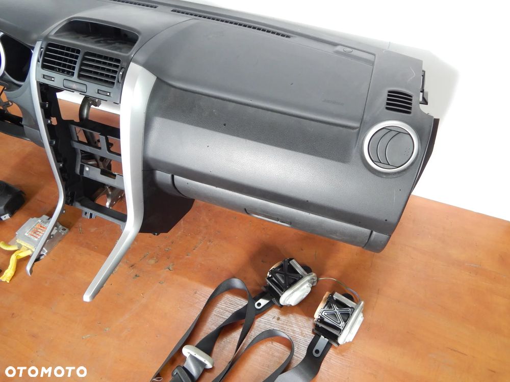 Deska rozdzielcza kokpit pasy airbag Suzuki Grand Vitara II 05-14 Łuków części - 6