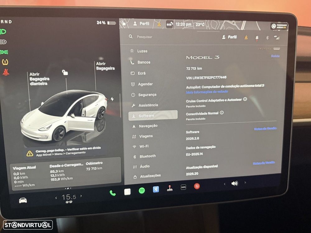 Tesla Model 3 Tração Traseira Premium - 15