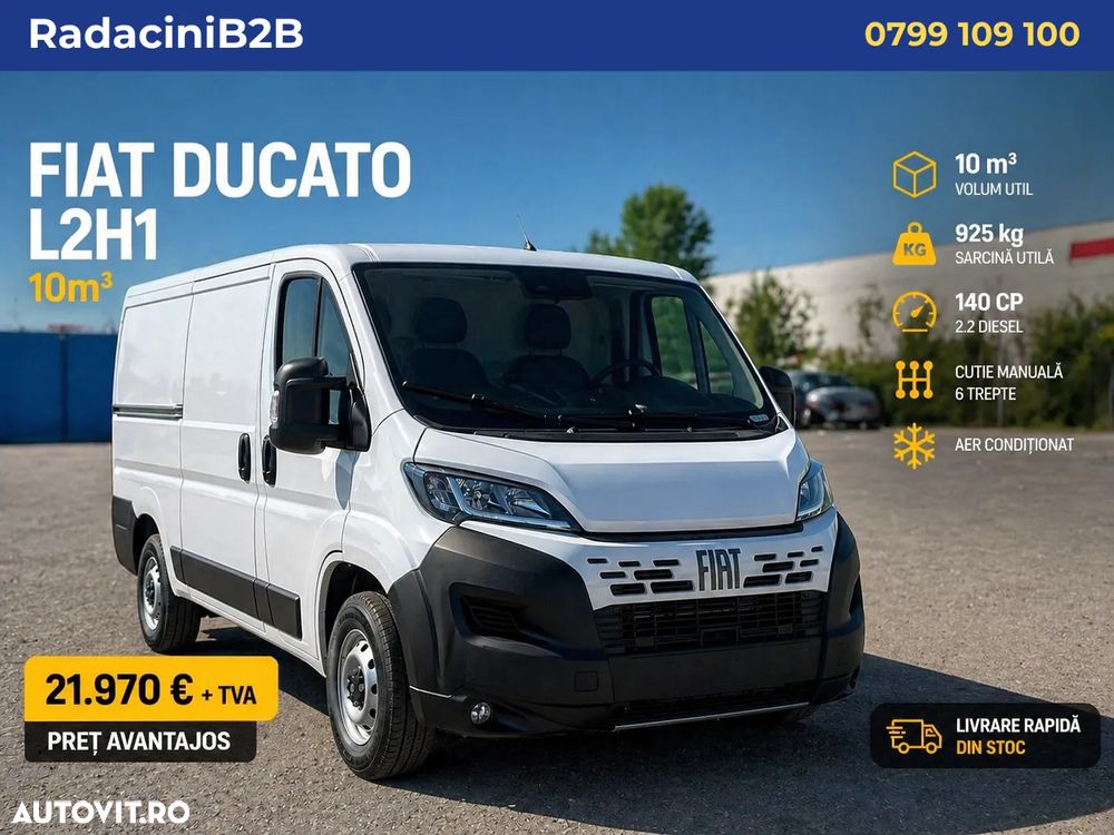 Fiat Ducato L2H1 VAN 10 mc 2,2 Mjet 120 CP - 1