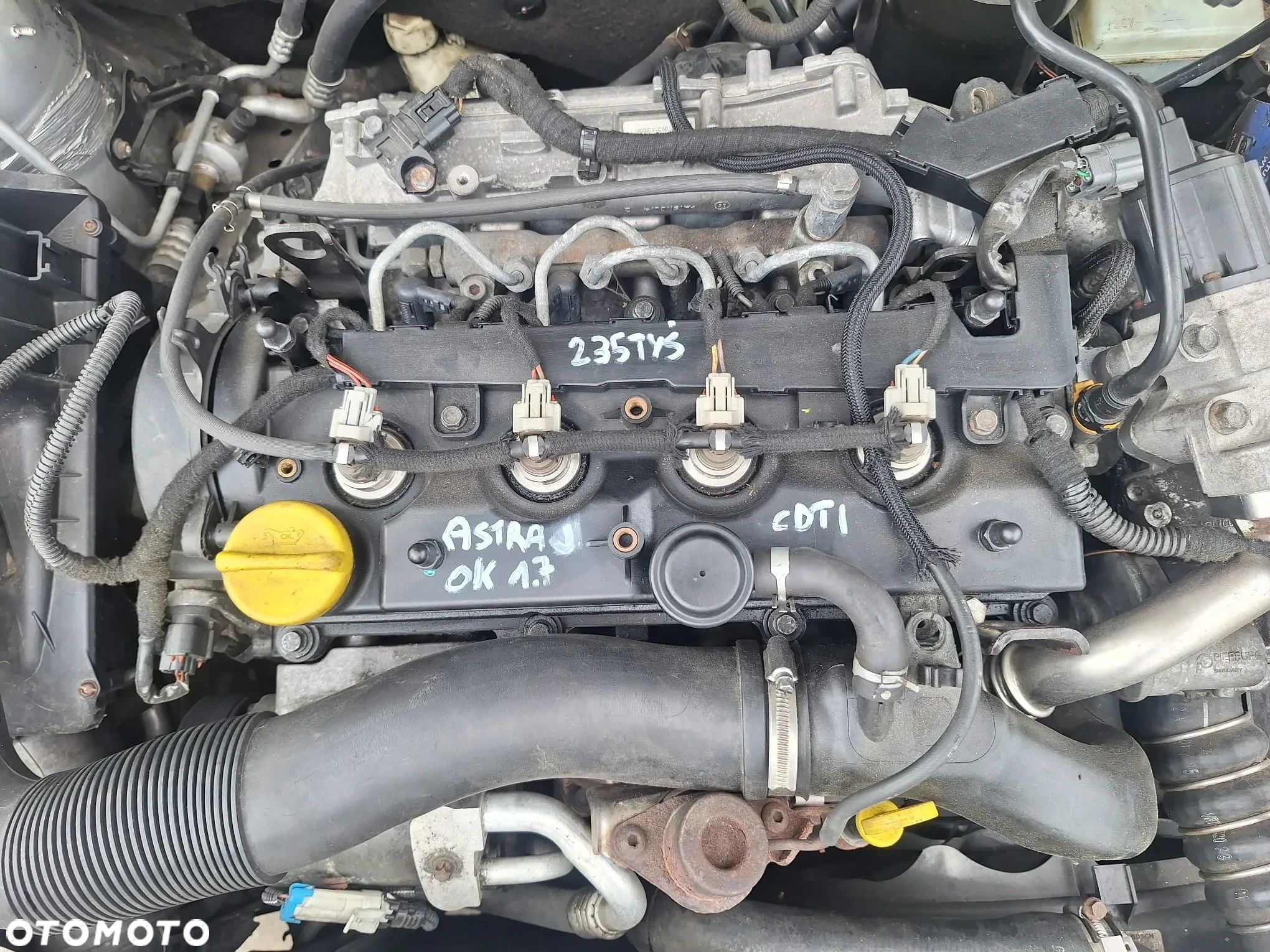 SILNIK 1.7 CDTI OPEL ASTRA J H ZAFIRA B MOKKA A GWARANCJA - 1