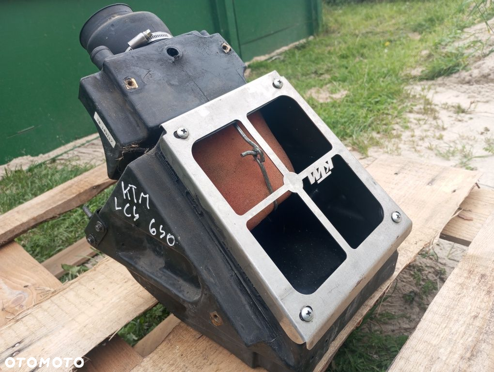 Obudowa filtra powietrza KTM LC4 640 króciec filtr plastik G6 - 4